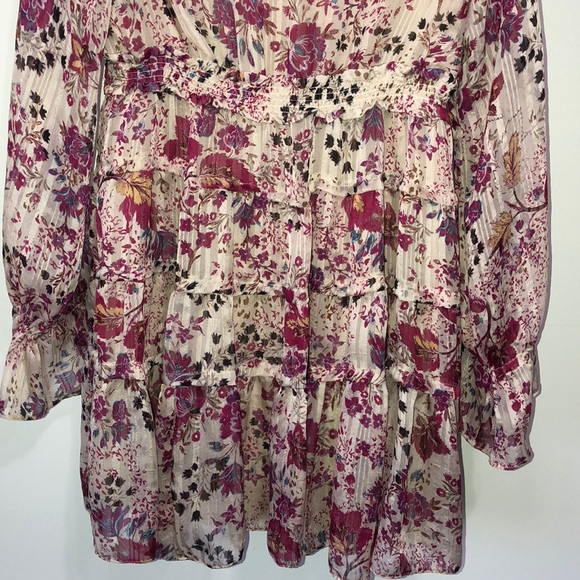 NWT Free People Floral Blouse - Picture 7 of 7